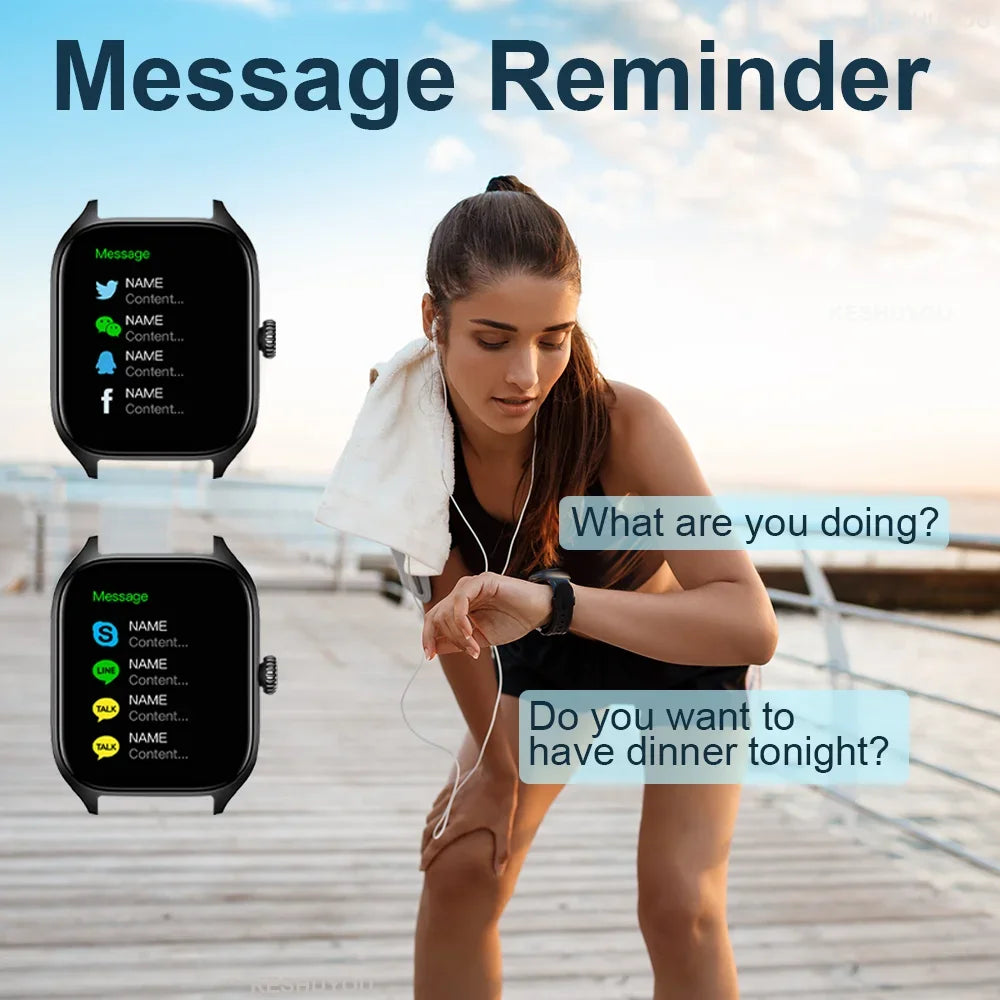 Novo H9 Promax Relógio Inteligente Dial para Atender Chamadas Rastreamento de Calorias Monitoramento de Oximetria de Frequência Cardíaca Bluetooth Smartwatch