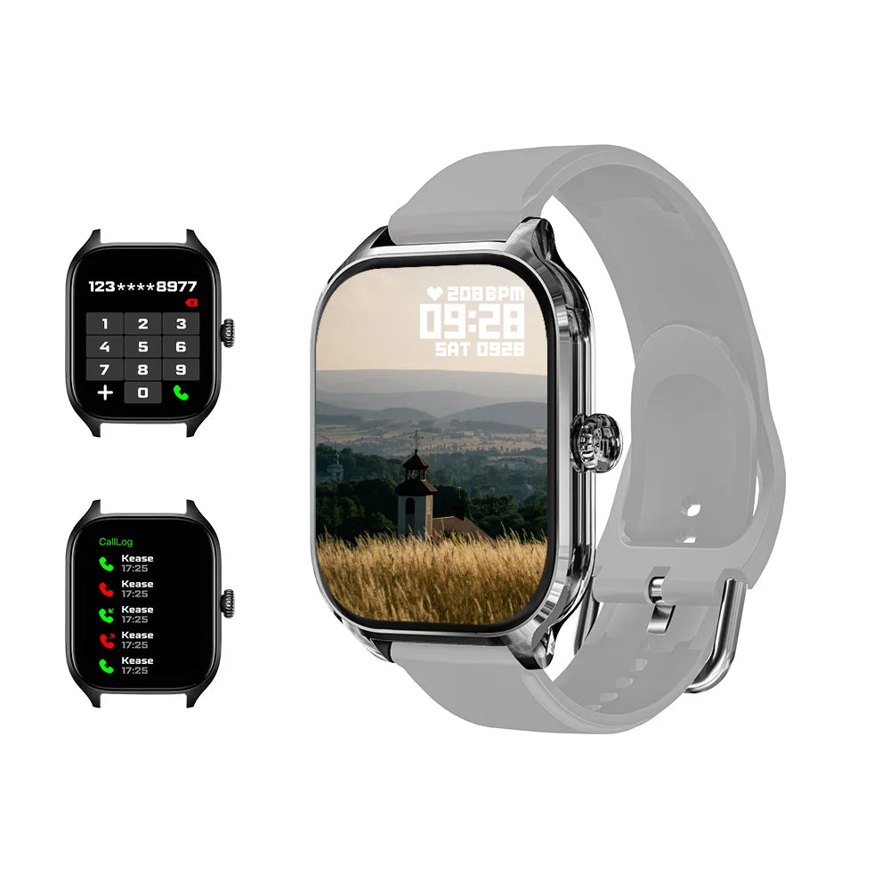 Novo H9 Promax Relógio Inteligente Dial para Atender Chamadas Rastreamento de Calorias Monitoramento de Oximetria de Frequência Cardíaca Bluetooth Smartwatch