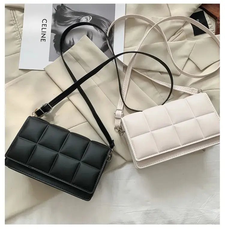 Bolsa feminina pequena elegante transversal
