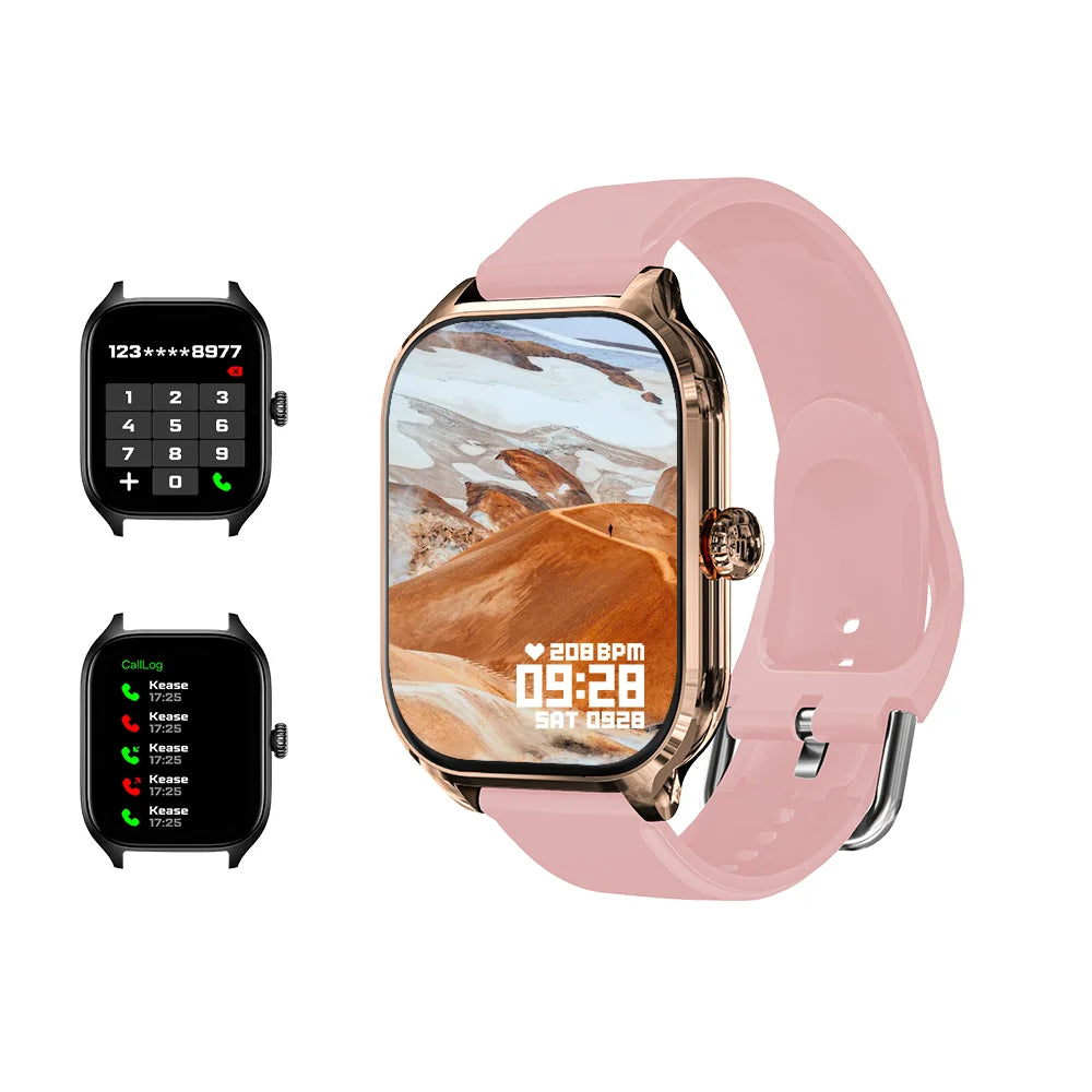 Novo H9 Promax Relógio Inteligente Dial para Atender Chamadas Rastreamento de Calorias Monitoramento de Oximetria de Frequência Cardíaca Bluetooth Smartwatch