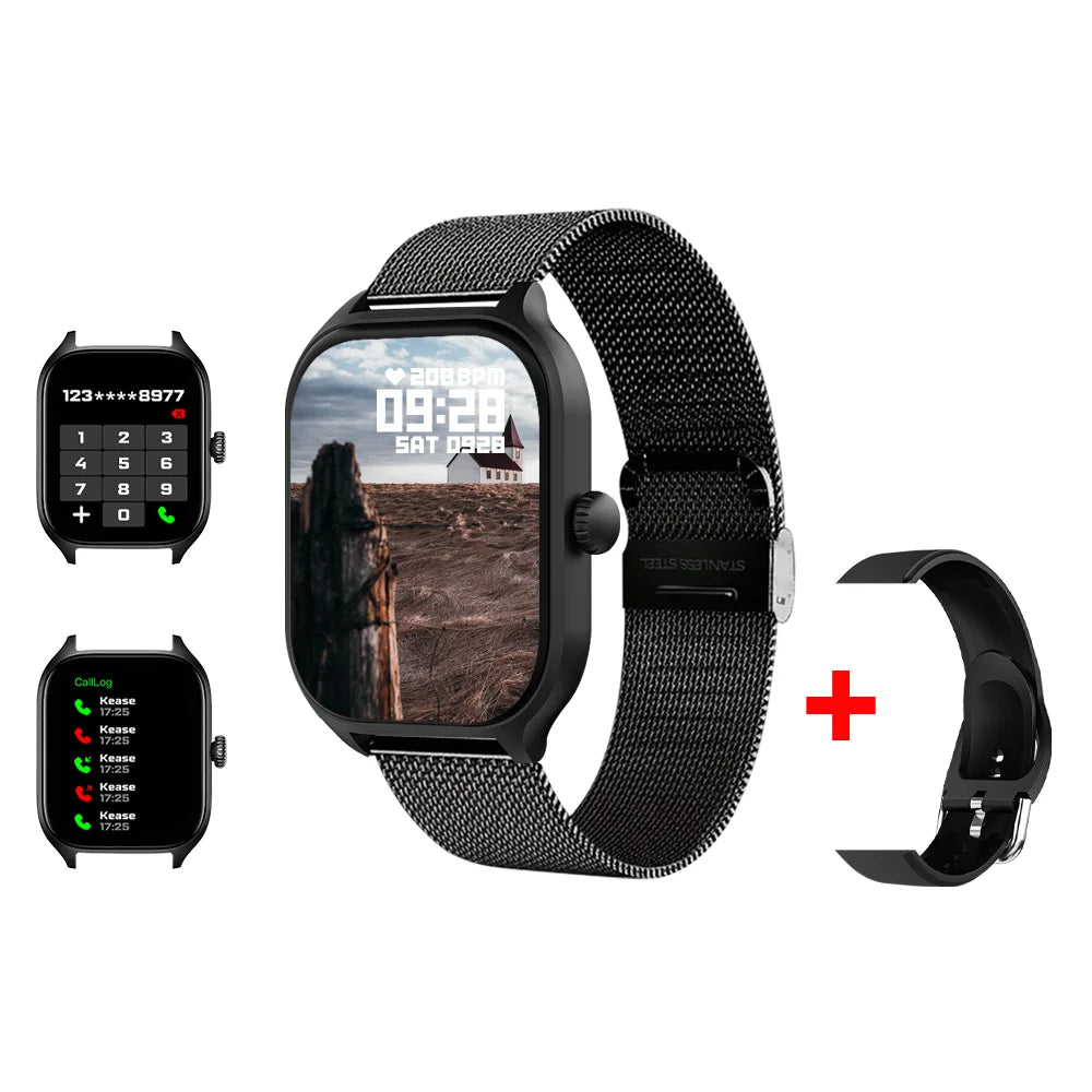 Novo H9 Promax Relógio Inteligente Dial para Atender Chamadas Rastreamento de Calorias Monitoramento de Oximetria de Frequência Cardíaca Bluetooth Smartwatch