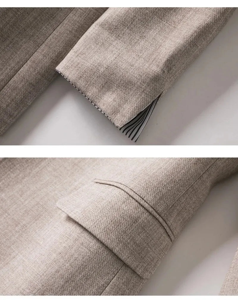 Blazer casual feminino de manga comprida xadrez  moda feminina, blazer de escritório.