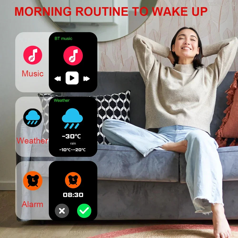 Novo H9 Promax Relógio Inteligente Dial para Atender Chamadas Rastreamento de Calorias Monitoramento de Oximetria de Frequência Cardíaca Bluetooth Smartwatch