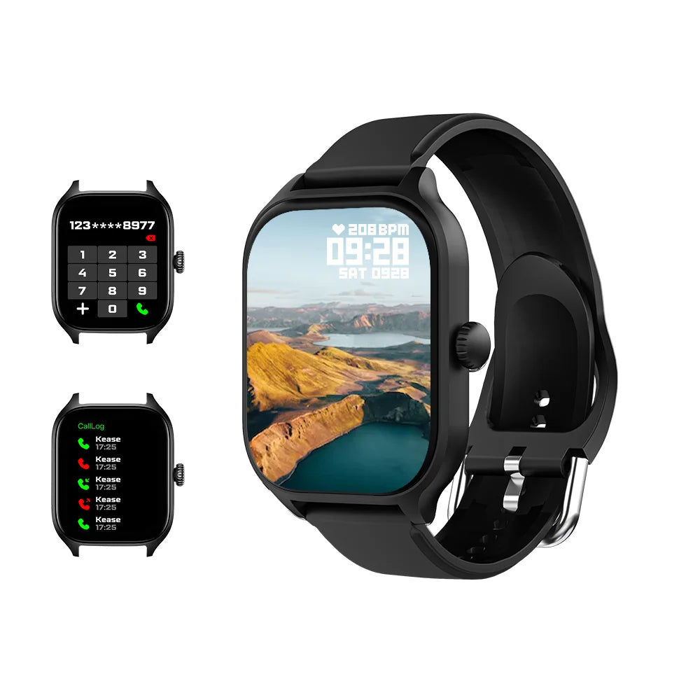 Novo H9 Promax Relógio Inteligente Dial para Atender Chamadas Rastreamento de Calorias Monitoramento de Oximetria de Frequência Cardíaca Bluetooth Smartwatch